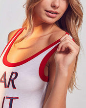 Load image into Gallery viewer, Printing Color Block Tanks Bodysuit Swimsuit