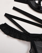 Load image into Gallery viewer, Solid Yarn Splicing Butterfly Decoration Bra Sets