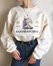 Load image into Gallery viewer, Printing Long Sleeve Loose Sweatshirt